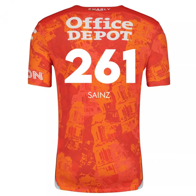 Danxen Damen Diego Sáinz #261 Orange Weiß Auswärtstrikot Trikot 2024/25 T-Shirt Österreich