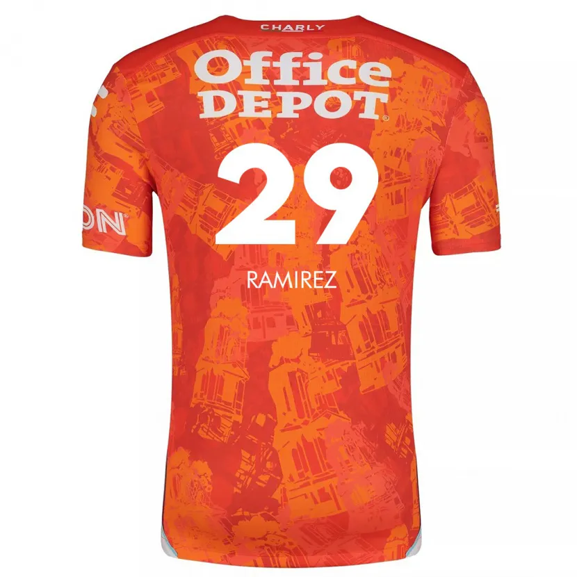 Danxen Damen Elliana Ramirez #29 Orange Weiß Auswärtstrikot Trikot 2024/25 T-Shirt Österreich