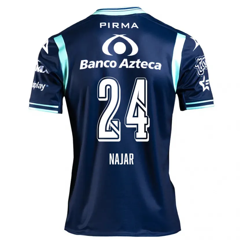 Danxen Damen Ivonne Najar #24 Navy Blau Auswärtstrikot Trikot 2024/25 T-Shirt Österreich