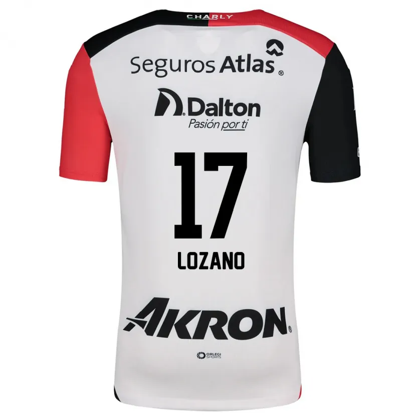 Danxen Damen José Lozano #17 Weiß Rot Schwarz Auswärtstrikot Trikot 2024/25 T-Shirt Österreich
