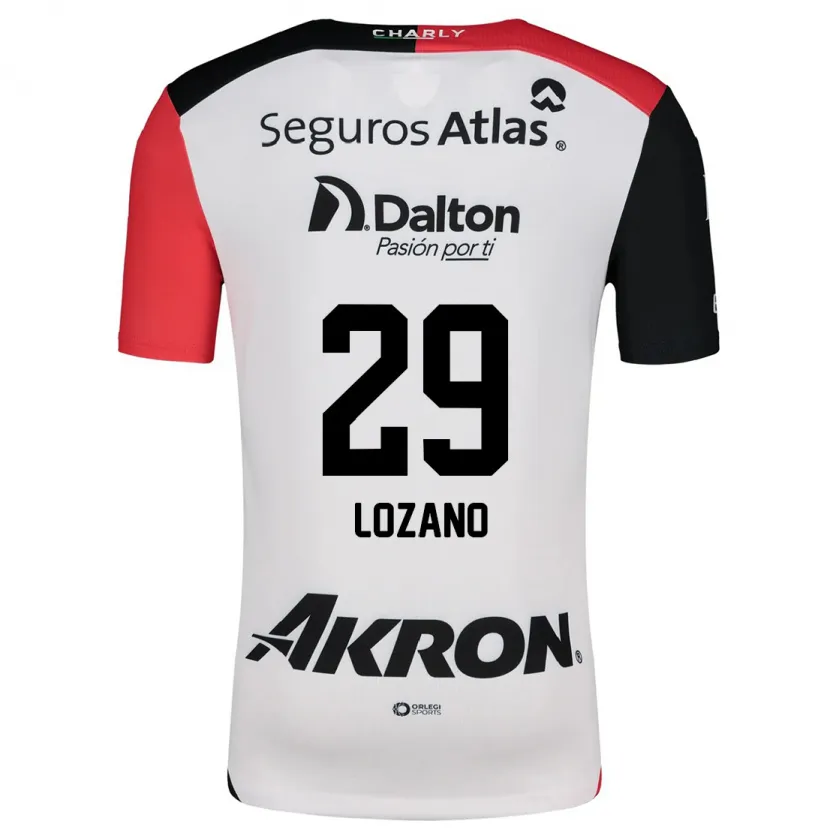 Danxen Damen Brian Lozano #29 Weiß Rot Schwarz Auswärtstrikot Trikot 2024/25 T-Shirt Österreich