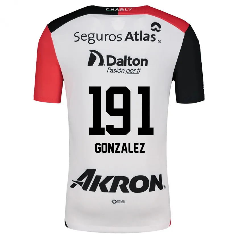 Danxen Damen Juan González #191 Weiß Rot Schwarz Auswärtstrikot Trikot 2024/25 T-Shirt Österreich