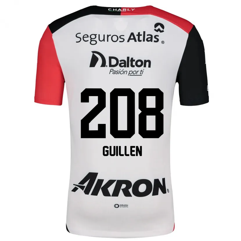Danxen Damen Jesús Guillén #208 Weiß Rot Schwarz Auswärtstrikot Trikot 2024/25 T-Shirt Österreich