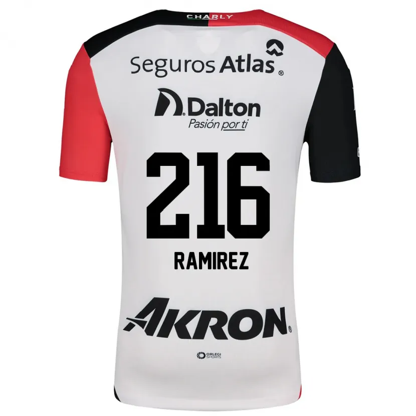 Danxen Damen Paulo Ramírez #216 Weiß Rot Schwarz Auswärtstrikot Trikot 2024/25 T-Shirt Österreich