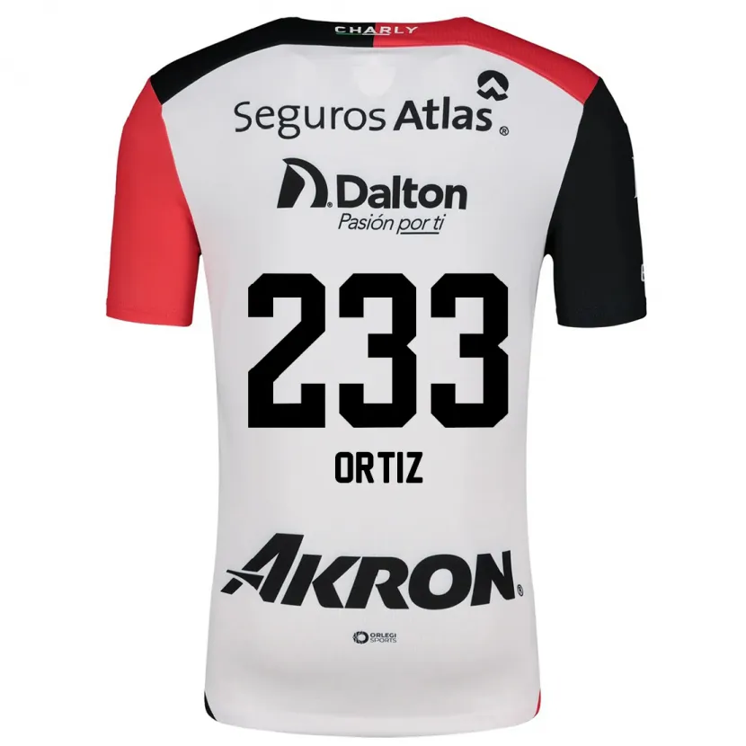 Danxen Damen Brandon Ortiz #233 Weiß Rot Schwarz Auswärtstrikot Trikot 2024/25 T-Shirt Österreich