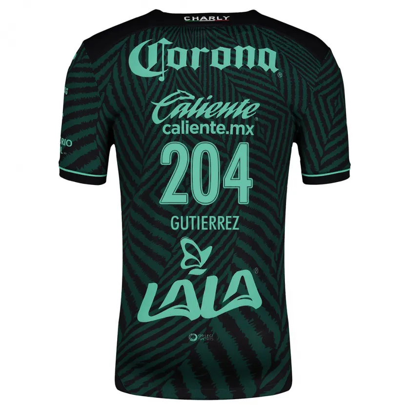 Danxen Damen Gabriel Gutiérrez #204 Schwarz Grün Auswärtstrikot Trikot 2024/25 T-Shirt Österreich