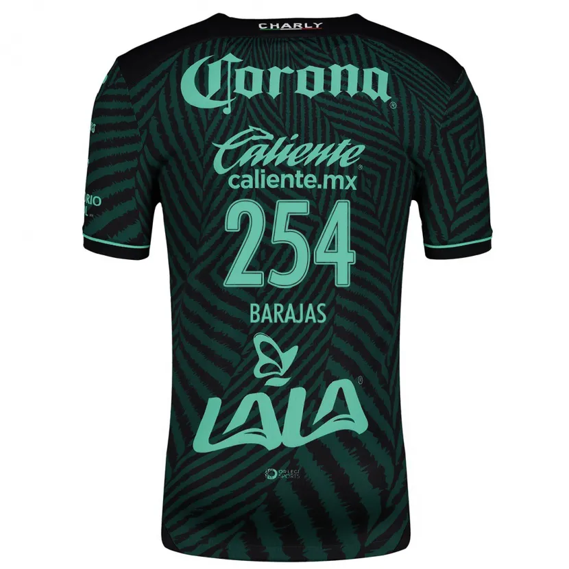 Danxen Damen Sergio Barajas #254 Schwarz Grün Auswärtstrikot Trikot 2024/25 T-Shirt Österreich