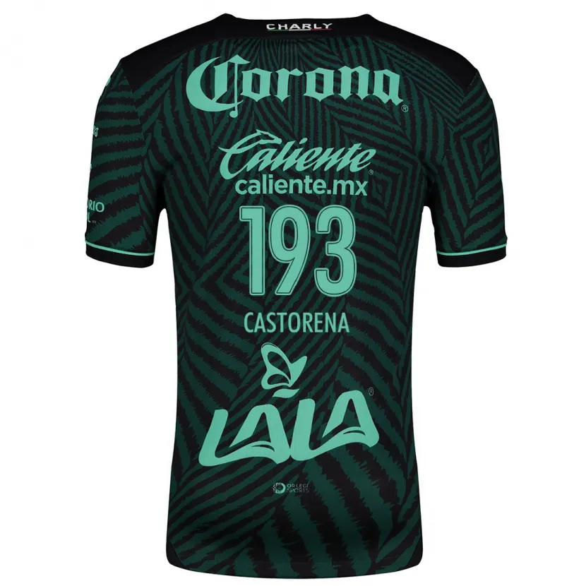 Danxen Damen Damián Castorena #193 Schwarz Grün Auswärtstrikot Trikot 2024/25 T-Shirt Österreich
