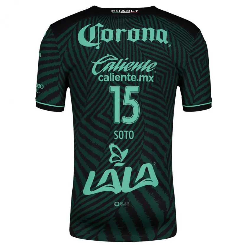 Danxen Damen Stephanie Soto #15 Schwarz Grün Auswärtstrikot Trikot 2024/25 T-Shirt Österreich