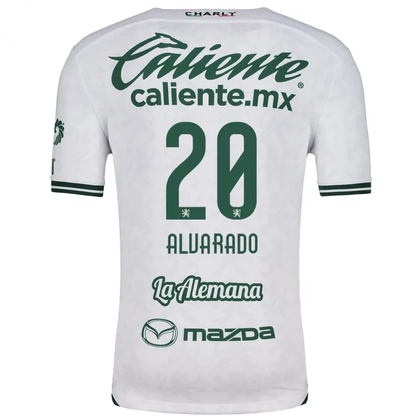 Danxen Damen Alfonso Alvarado #20 Weiß Grün Auswärtstrikot Trikot 2024/25 T-Shirt Österreich