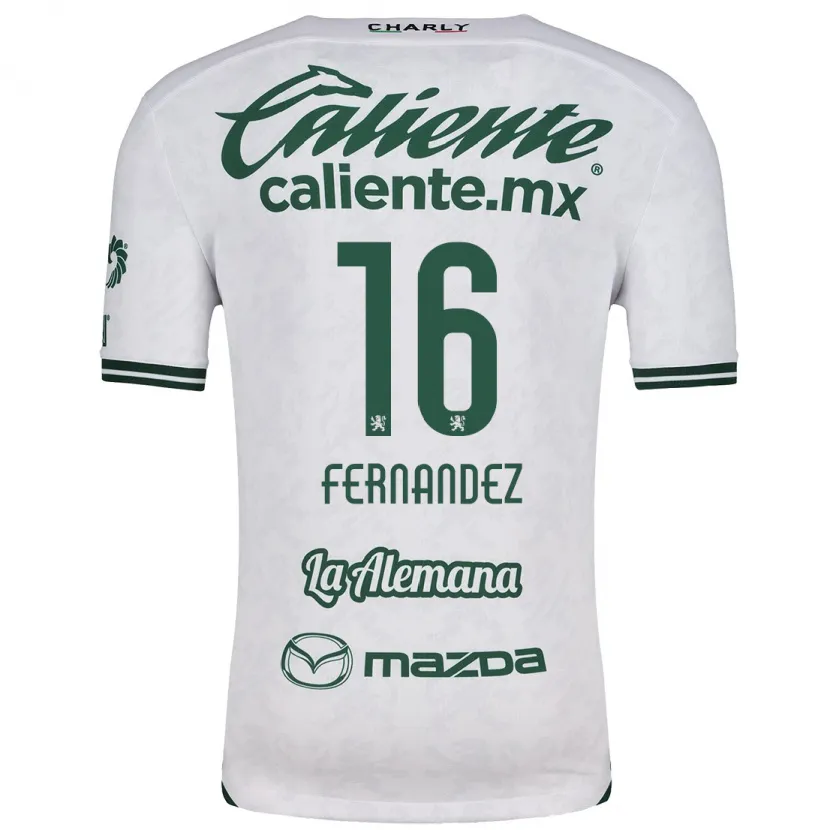 Danxen Damen Omar Fernández #16 Weiß Grün Auswärtstrikot Trikot 2024/25 T-Shirt Österreich