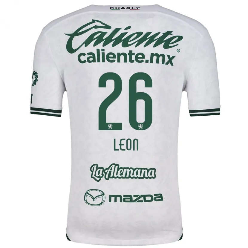 Danxen Damen Armando León #26 Weiß Grün Auswärtstrikot Trikot 2024/25 T-Shirt Österreich