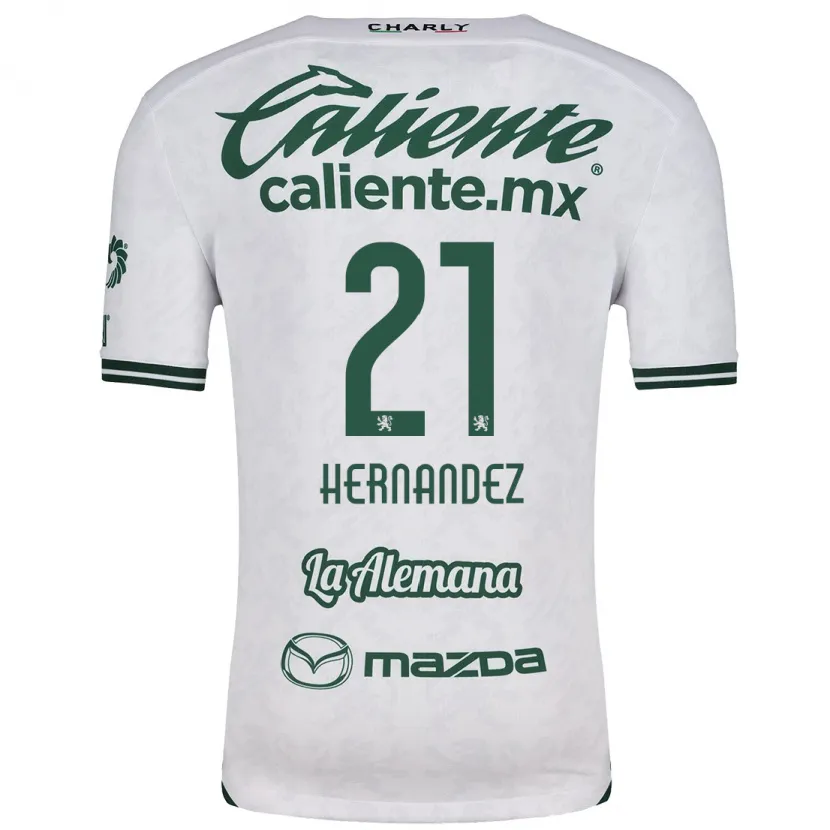 Danxen Damen Alexa Hernández #21 Weiß Grün Auswärtstrikot Trikot 2024/25 T-Shirt Österreich
