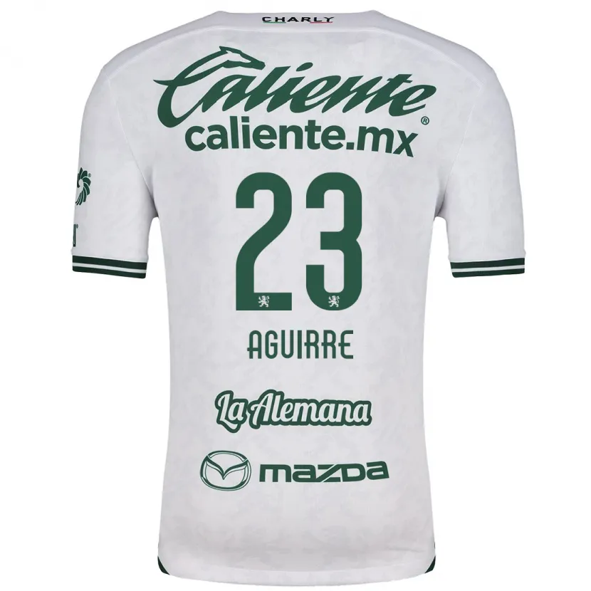 Danxen Damen Zoe Aguirre #23 Weiß Grün Auswärtstrikot Trikot 2024/25 T-Shirt Österreich