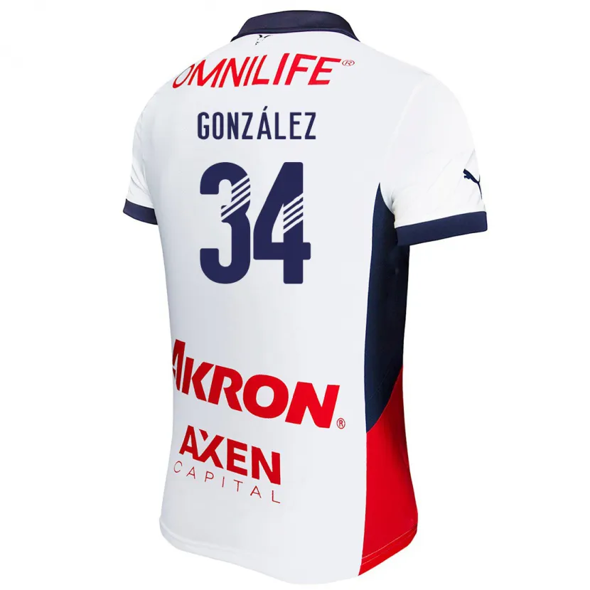 Danxen Damen Armando González #34 Weiß Rot Blau Auswärtstrikot Trikot 2024/25 T-Shirt Österreich