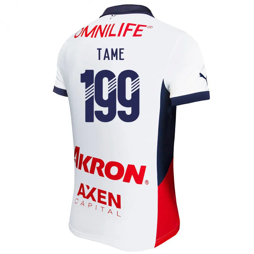 Danxen Damen Emilio Tame #199 Weiß Rot Blau Auswärtstrikot Trikot 2024/25 T-Shirt Österreich