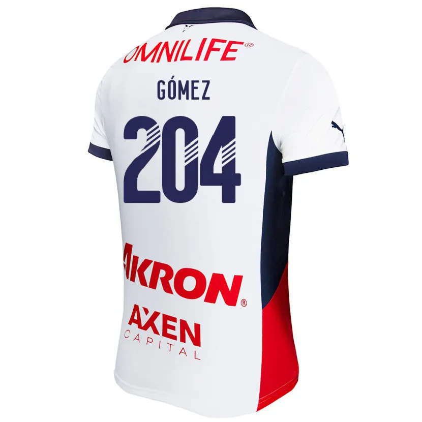 Danxen Damen Luis Gómez #204 Weiß Rot Blau Auswärtstrikot Trikot 2024/25 T-Shirt Österreich