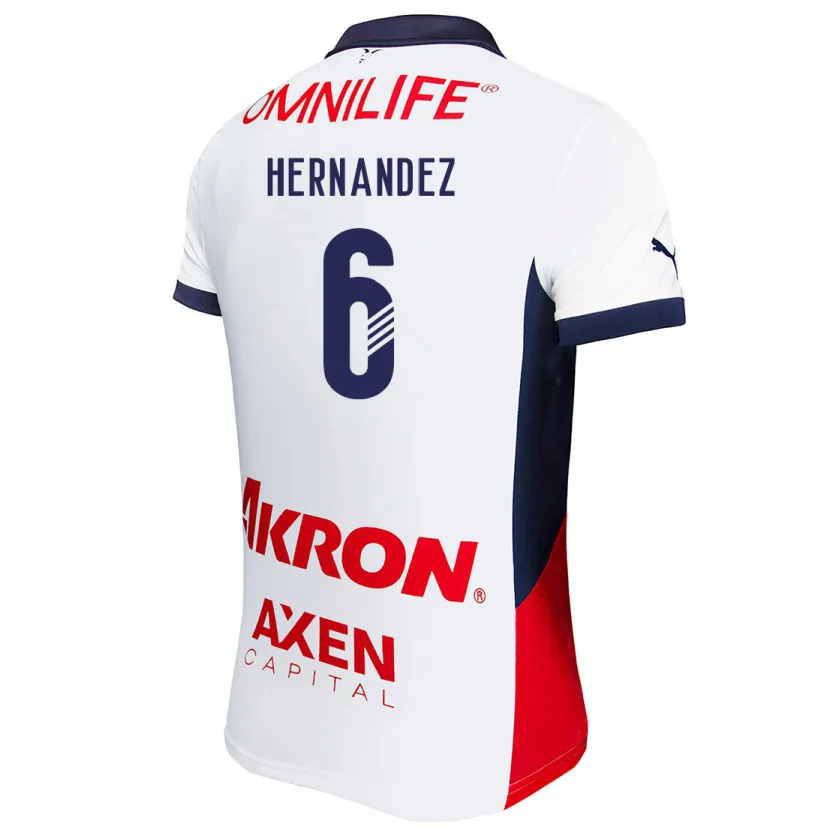 Danxen Damen Ana Camila Hernández #6 Weiß Rot Blau Auswärtstrikot Trikot 2024/25 T-Shirt Österreich