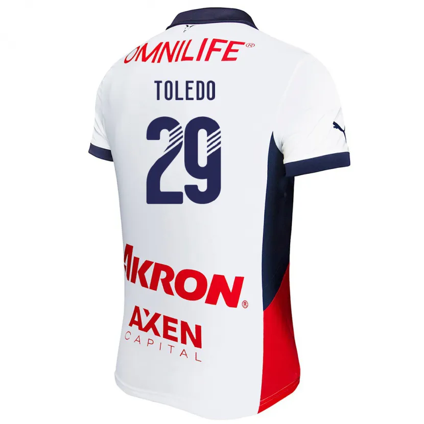 Danxen Damen Wendy Toledo #29 Weiß Rot Blau Auswärtstrikot Trikot 2024/25 T-Shirt Österreich