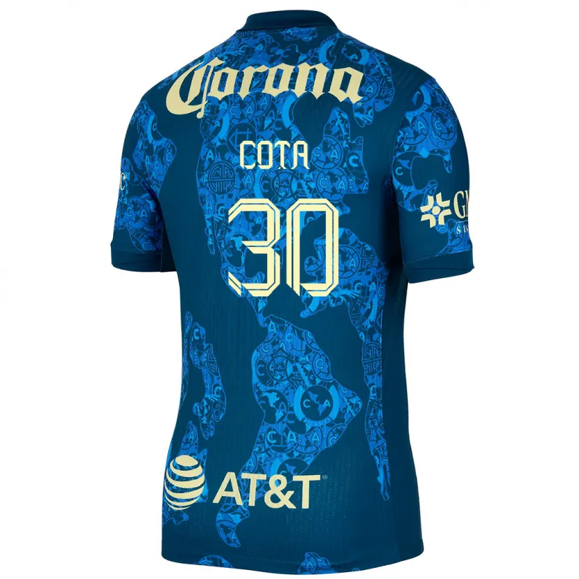 Danxen Damen Rodolfo Cota #30 Blau Gelb Auswärtstrikot Trikot 2024/25 T-Shirt Österreich
