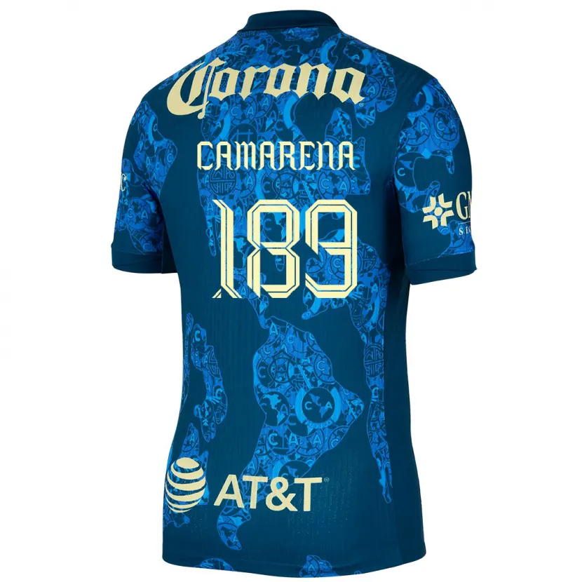Danxen Damen Luis Camarena #189 Blau Gelb Auswärtstrikot Trikot 2024/25 T-Shirt Österreich