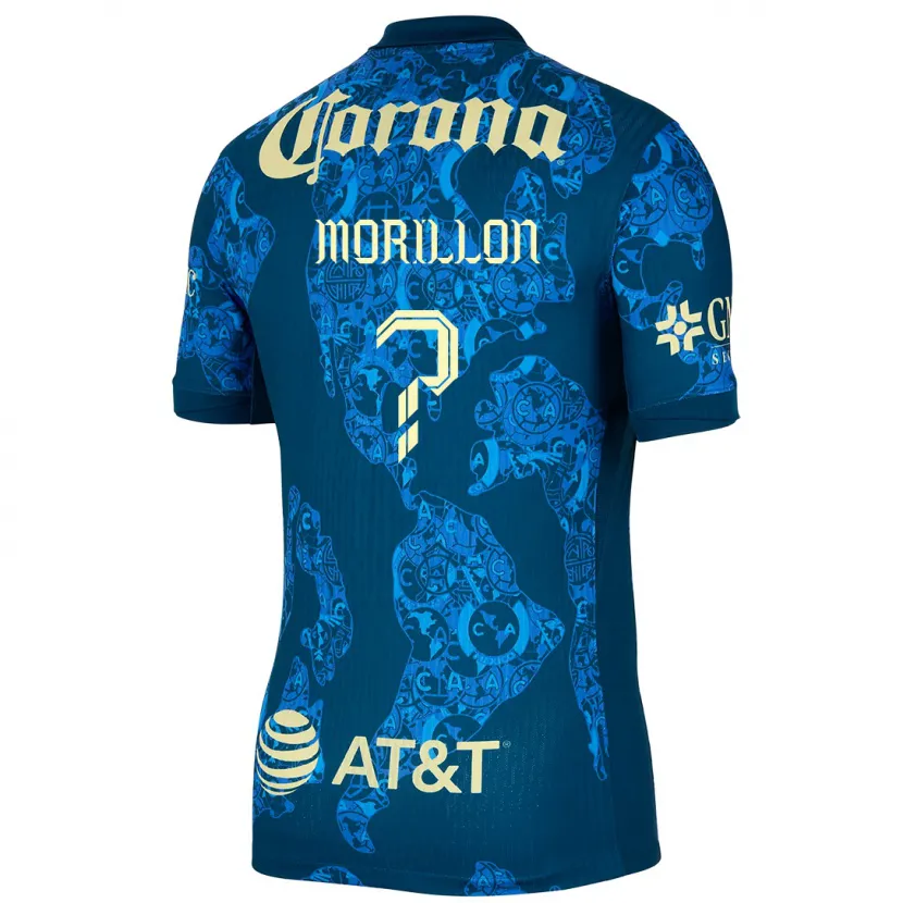 Danxen Damen José Morillon #0 Blau Gelb Auswärtstrikot Trikot 2024/25 T-Shirt Österreich