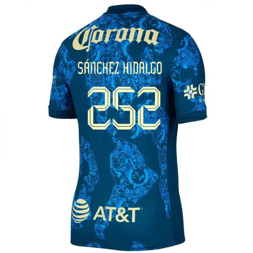 Danxen Damen Horacio Sánchez Hidalgo #252 Blau Gelb Auswärtstrikot Trikot 2024/25 T-Shirt Österreich