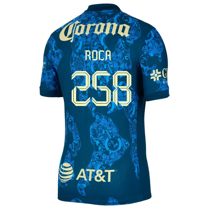 Danxen Damen Juan Roca #258 Blau Gelb Auswärtstrikot Trikot 2024/25 T-Shirt Österreich