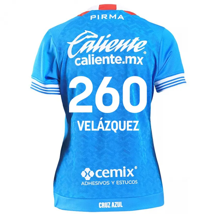 Danxen Kinder Víctor Velázquez #260 Himmelblau Heimtrikot Trikot 2024/25 T-Shirt Österreich