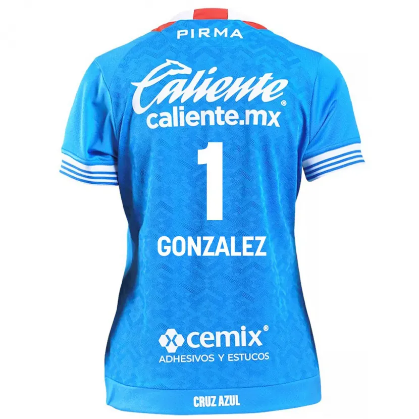 Danxen Kinder Itzayana Gonzalez #1 Himmelblau Heimtrikot Trikot 2024/25 T-Shirt Österreich