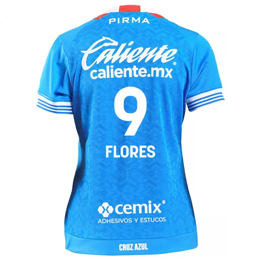 Danxen Kinder Daniela Flores #9 Himmelblau Heimtrikot Trikot 2024/25 T-Shirt Österreich
