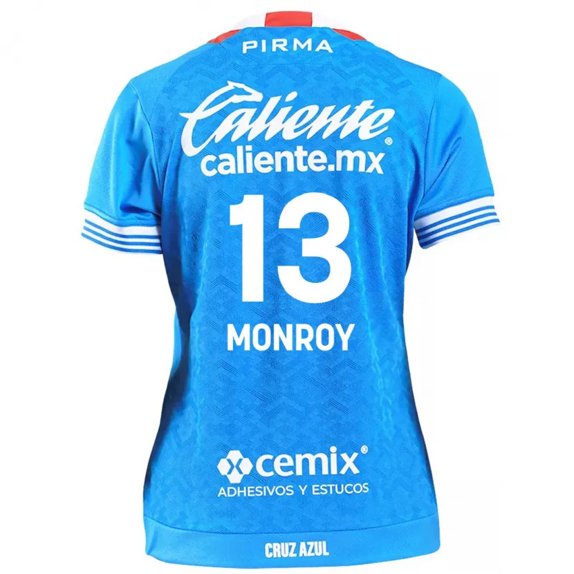 Danxen Kinder Daniela Monroy #13 Himmelblau Heimtrikot Trikot 2024/25 T-Shirt Österreich