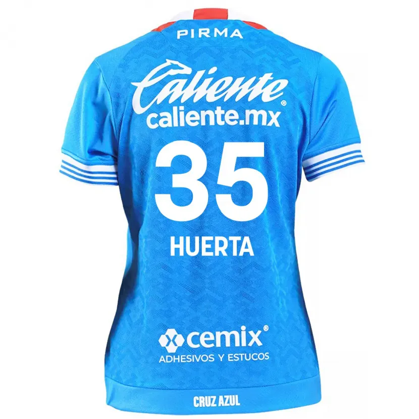 Danxen Kinder Renata Huerta #35 Himmelblau Heimtrikot Trikot 2024/25 T-Shirt Österreich