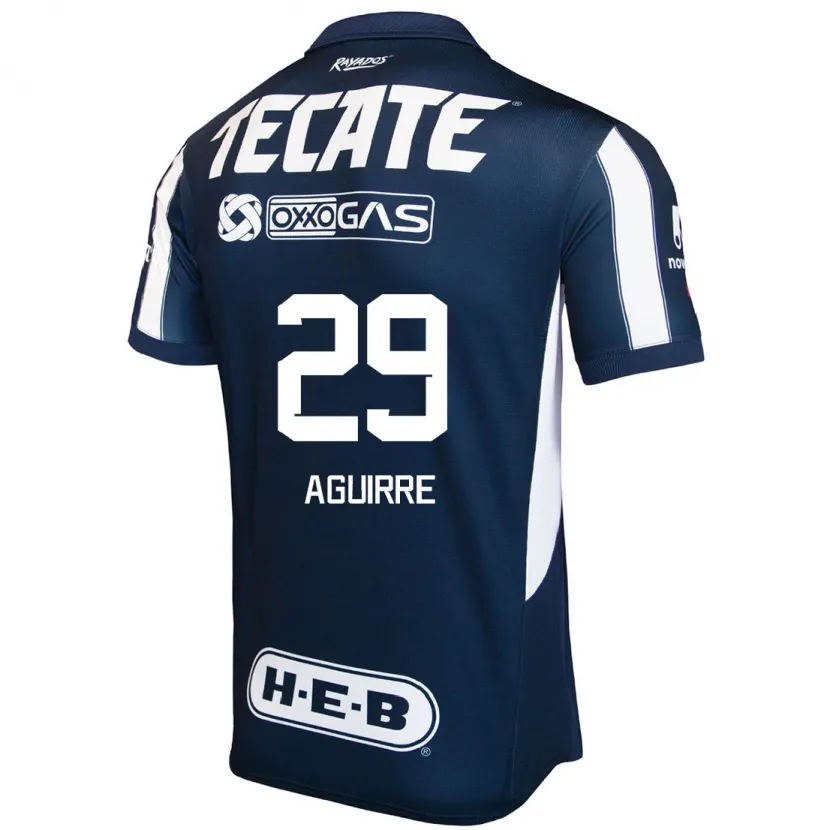 Danxen Kinder Rodrigo Aguirre #29 Blau Rot Weiß Heimtrikot Trikot 2024/25 T-Shirt Österreich