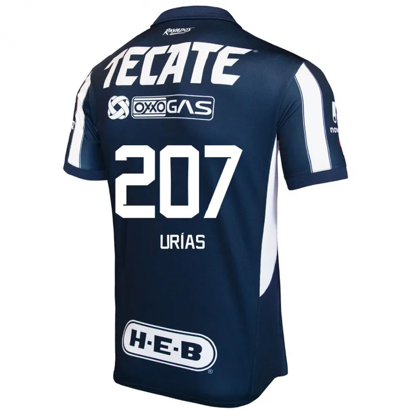 Danxen Kinder Álex Urías #207 Blau Rot Weiß Heimtrikot Trikot 2024/25 T-Shirt Österreich