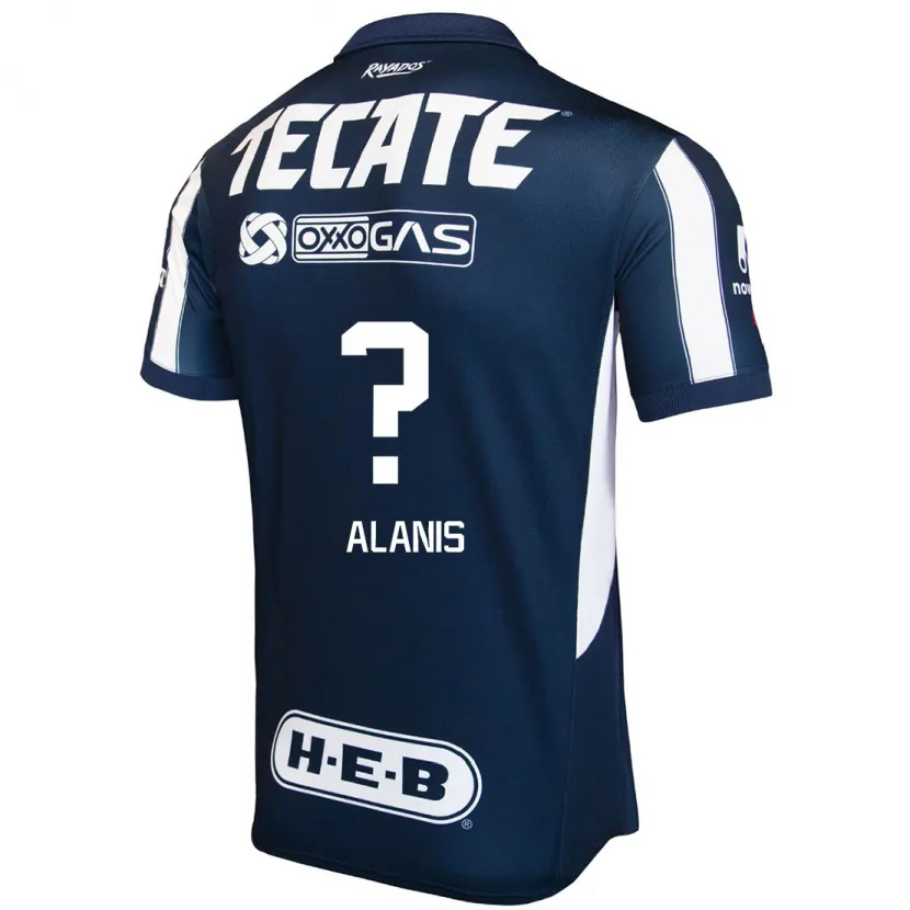 Danxen Kinder Brian Alanís #0 Blau Rot Weiß Heimtrikot Trikot 2024/25 T-Shirt Österreich