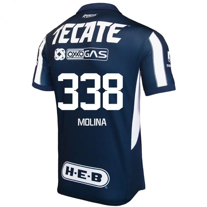 Danxen Kinder Johann Molina #338 Blau Rot Weiß Heimtrikot Trikot 2024/25 T-Shirt Österreich