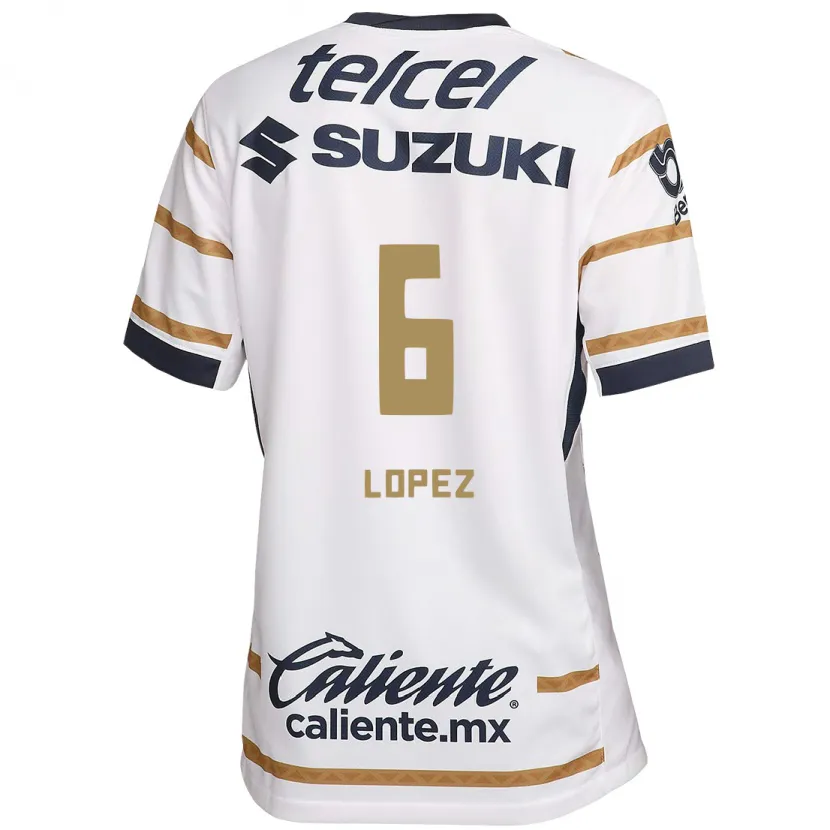 Danxen Kinder Nathalia Lopez #6 Weißer Obsidian Heimtrikot Trikot 2024/25 T-Shirt Österreich