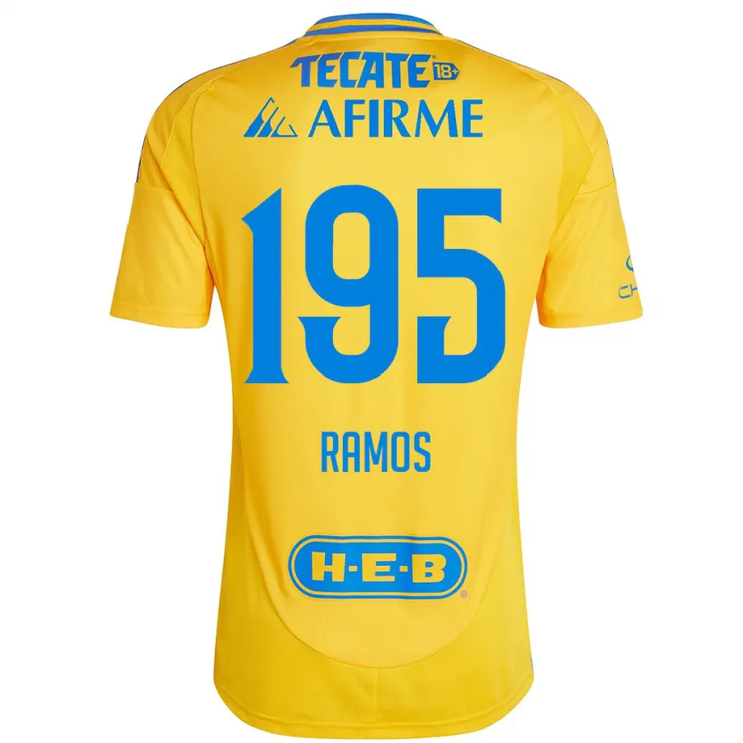 Danxen Kinder Rodrigo Ramos #195 Goldgelb Heimtrikot Trikot 2024/25 T-Shirt Österreich
