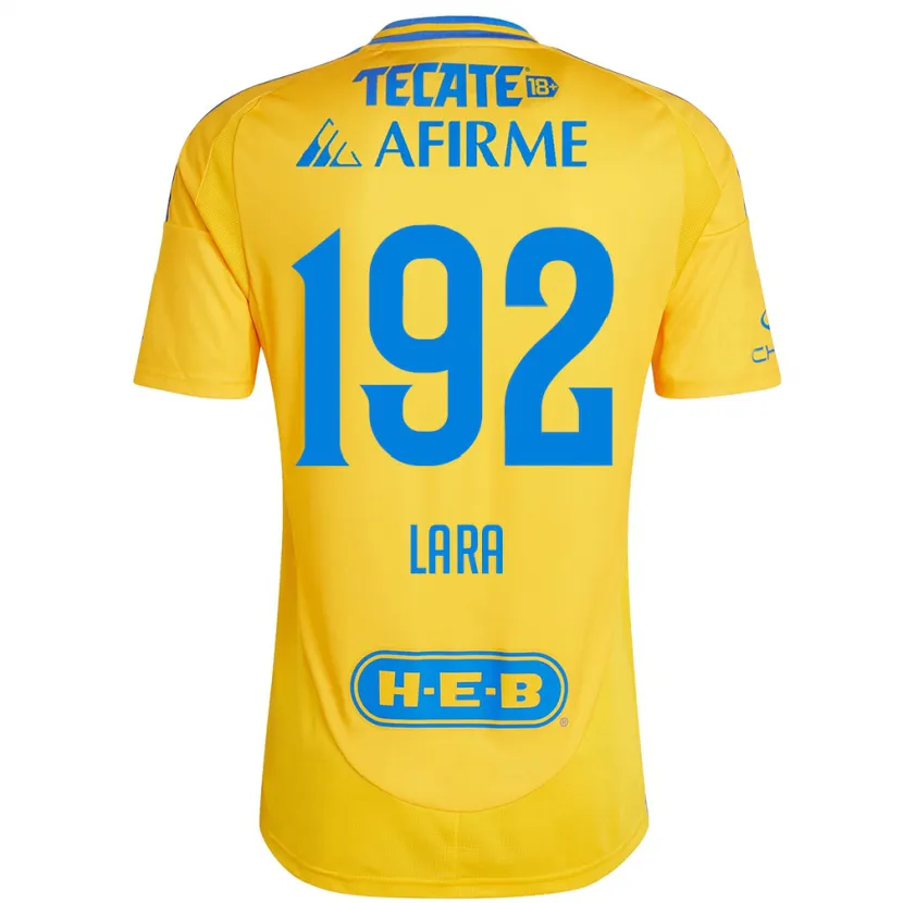 Danxen Kinder Miguel Lara #192 Goldgelb Heimtrikot Trikot 2024/25 T-Shirt Österreich
