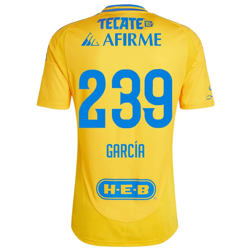 Danxen Kinder Diego García #239 Goldgelb Heimtrikot Trikot 2024/25 T-Shirt Österreich