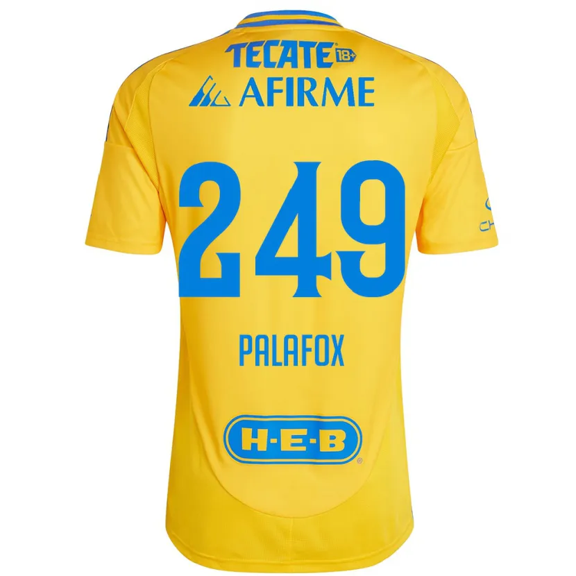 Danxen Kinder José Palafox #249 Goldgelb Heimtrikot Trikot 2024/25 T-Shirt Österreich