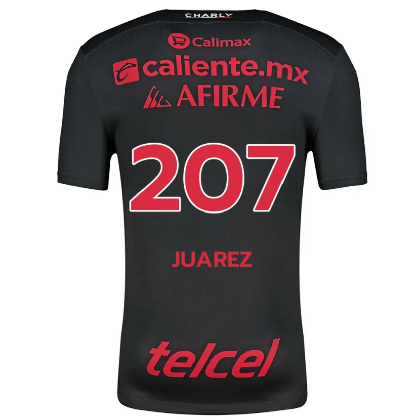 Danxen Kinder José Juárez #207 Schwarz Rot Heimtrikot Trikot 2024/25 T-Shirt Österreich