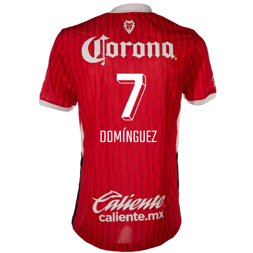 Danxen Kinder Juan Domínguez #7 Rot-Weiss Heimtrikot Trikot 2024/25 T-Shirt Österreich