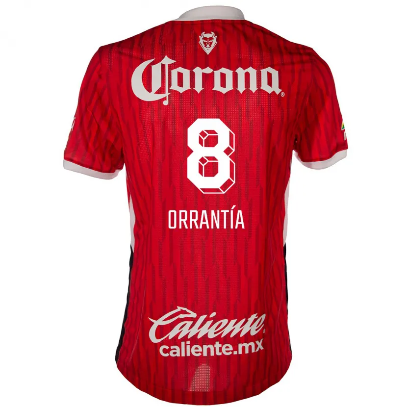 Danxen Kinder Carlos Orrantía #8 Rot-Weiss Heimtrikot Trikot 2024/25 T-Shirt Österreich