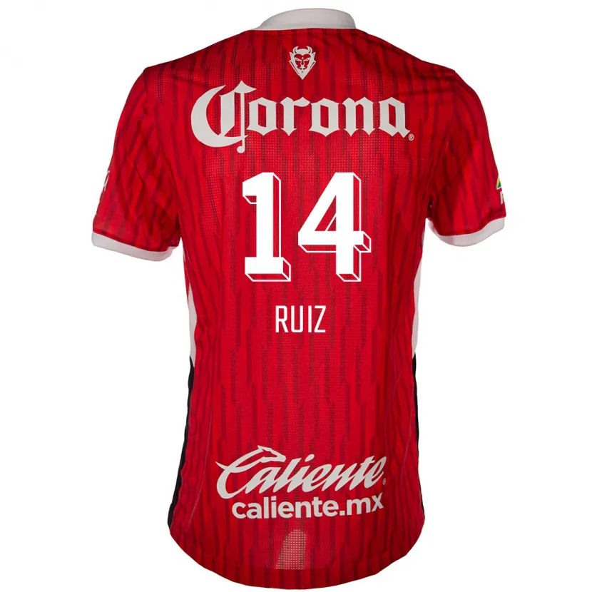 Danxen Kinder Marcel Ruiz #14 Rot-Weiss Heimtrikot Trikot 2024/25 T-Shirt Österreich