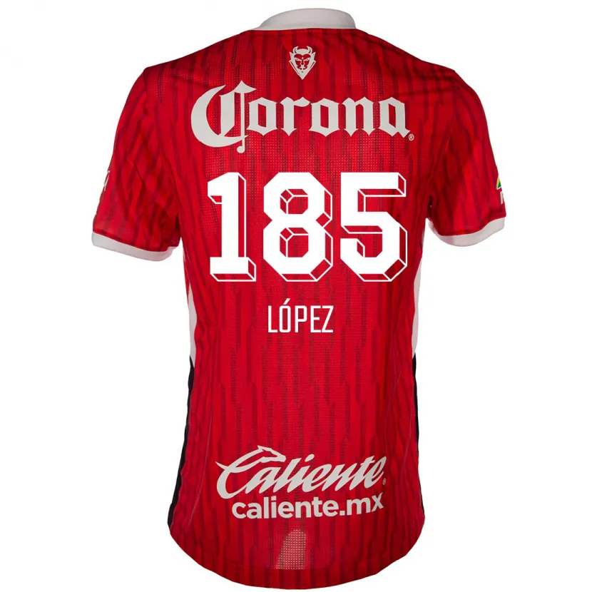 Danxen Kinder David López #185 Rot-Weiss Heimtrikot Trikot 2024/25 T-Shirt Österreich