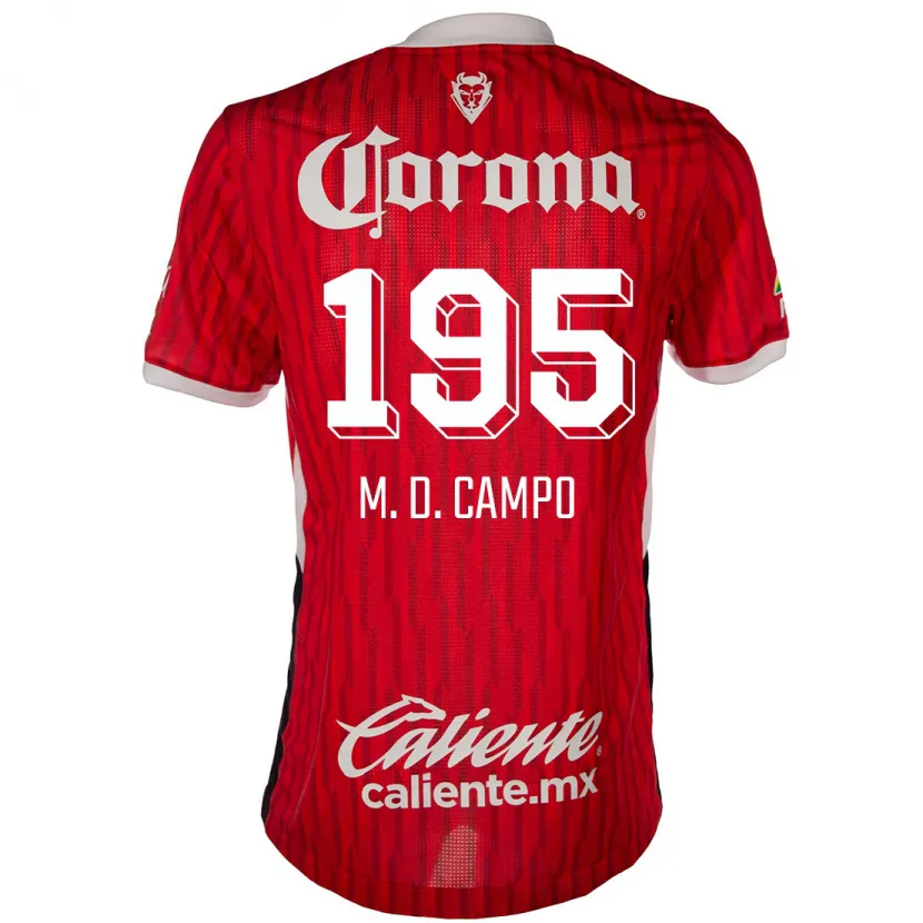 Danxen Kinder Arturo Martín Del Campo #195 Rot-Weiss Heimtrikot Trikot 2024/25 T-Shirt Österreich