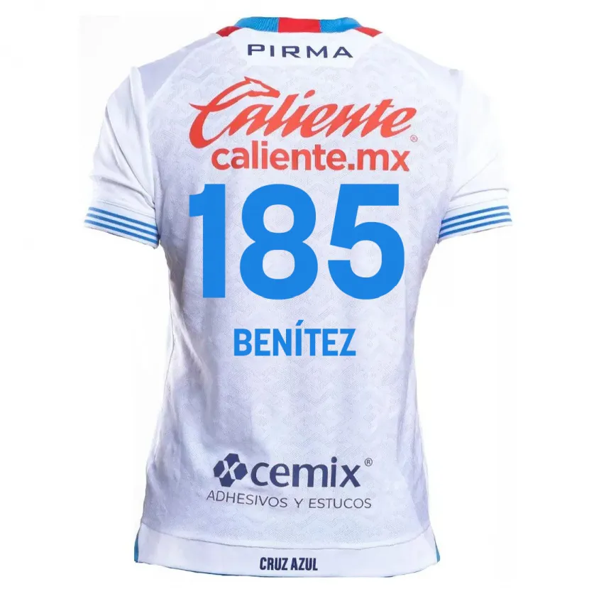 Danxen Kinder Cristopher Benítez #185 Weiß Blau Auswärtstrikot Trikot 2024/25 T-Shirt Österreich