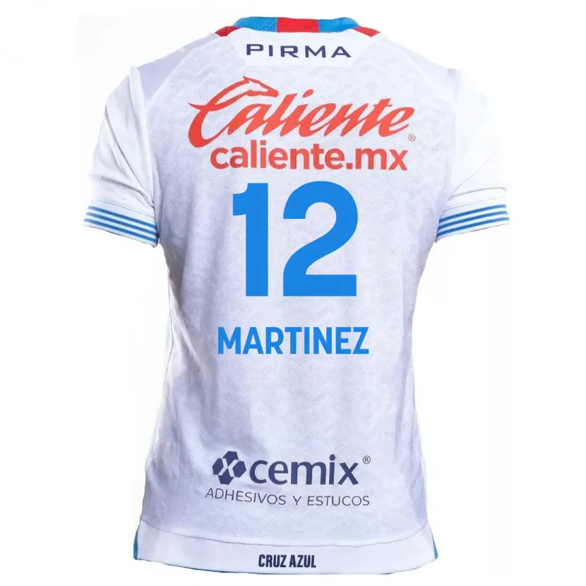 Danxen Kinder Jose Joaquin Martinez #12 Weiß Blau Auswärtstrikot Trikot 2024/25 T-Shirt Österreich
